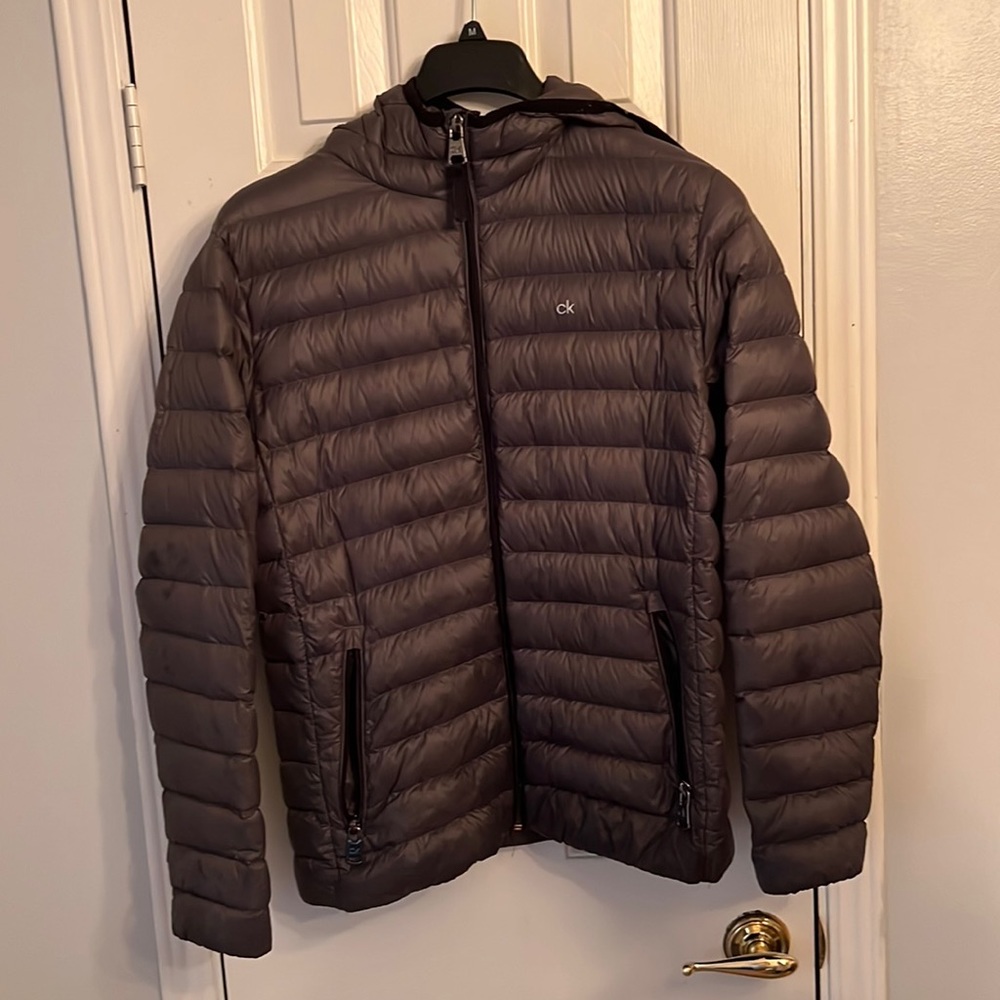 Gray Calvin Klein jacket